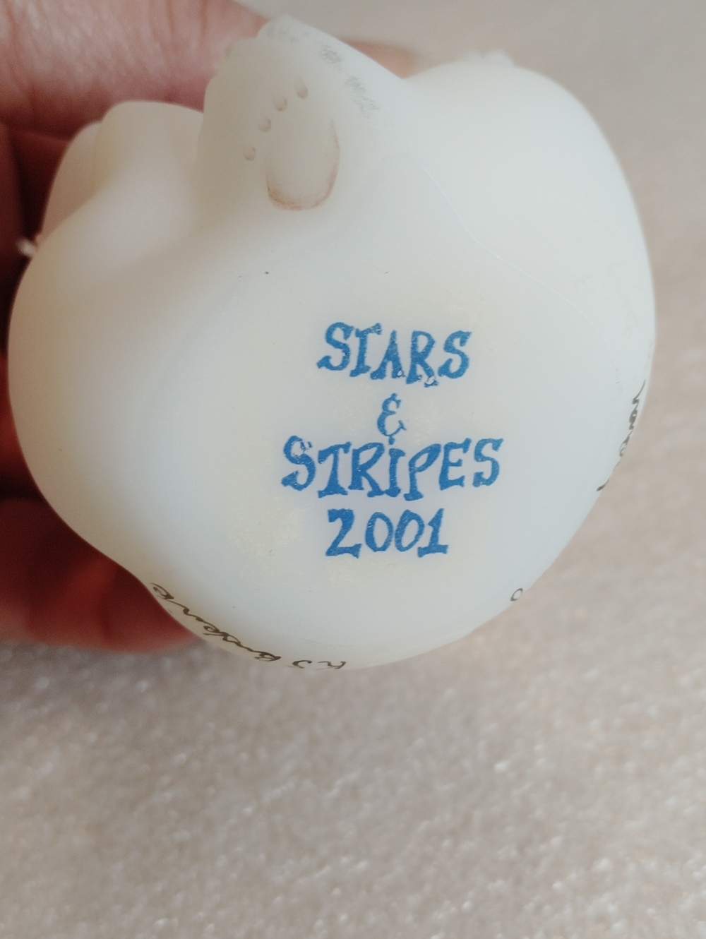 Vintage 2001 Fenton Stars & Stripes Bear - Picture 8 of 9
